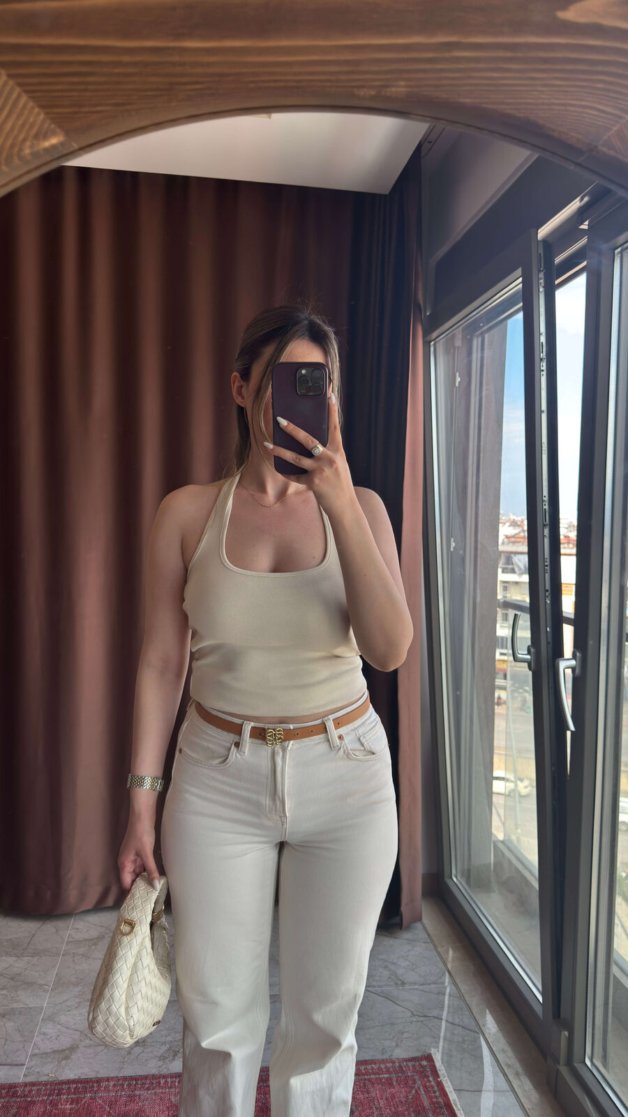 Halter Krem Crop