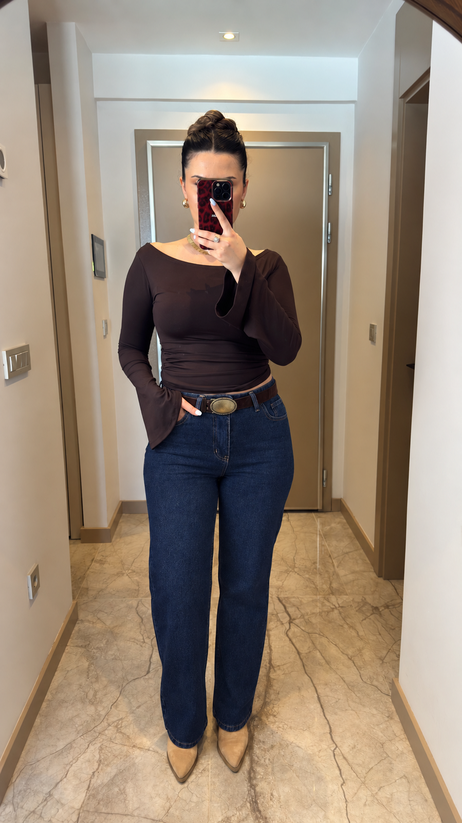Lacivert Straight Jean