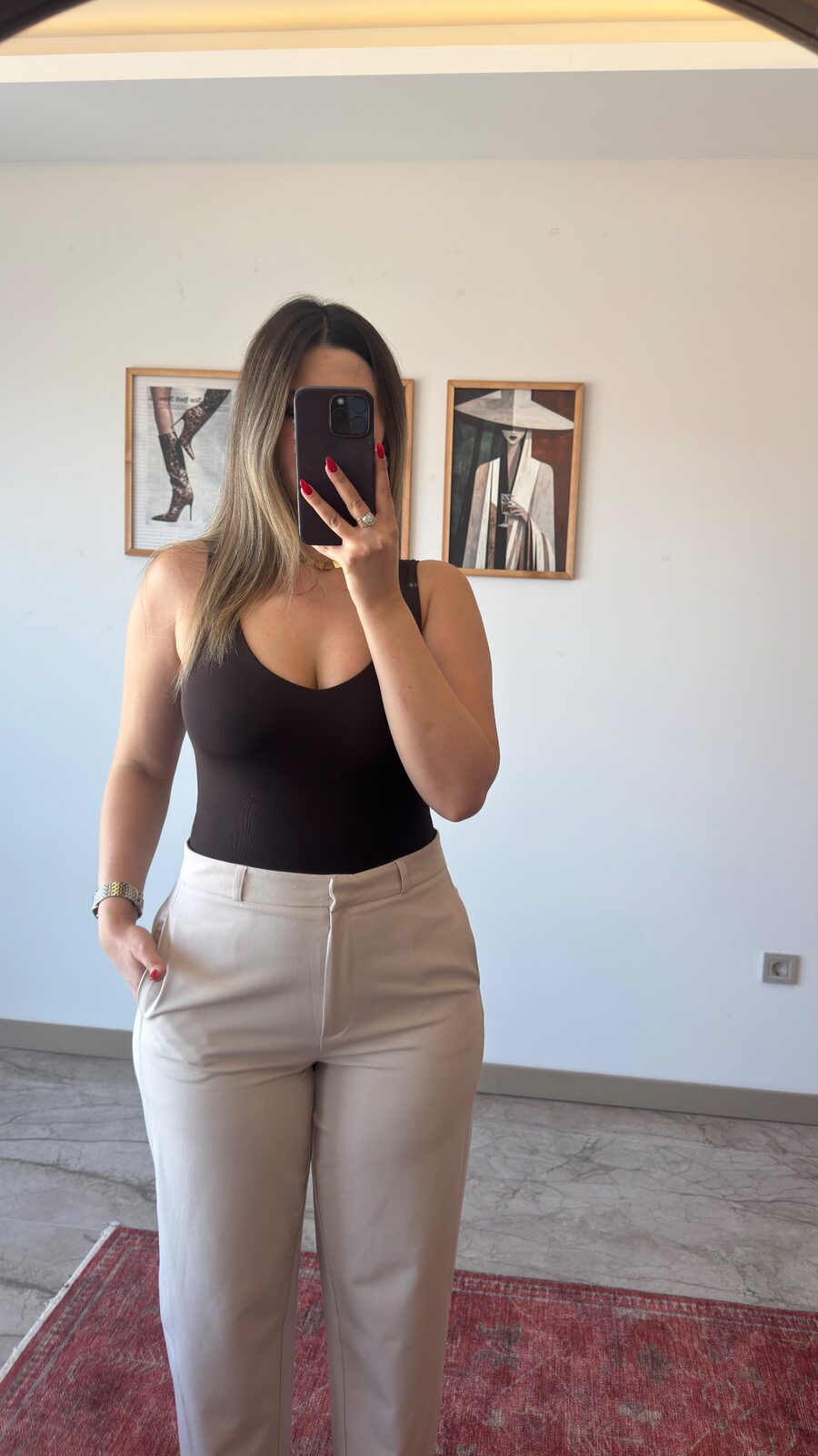 Lura Kahve Bodysuit
