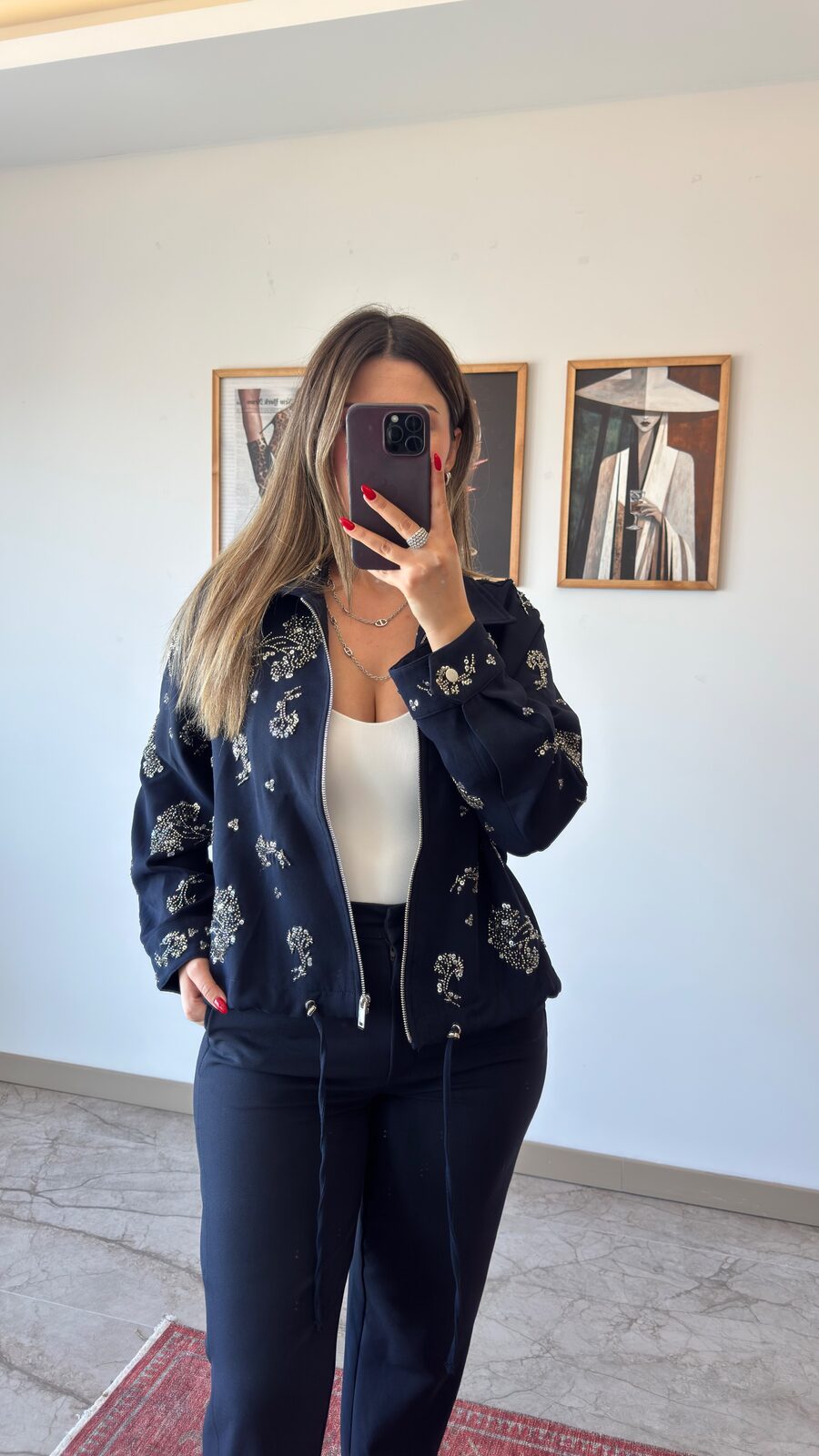 Vera Premium Ceket- Lacivert
